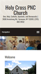 Mobile Screenshot of holycrossncc.org